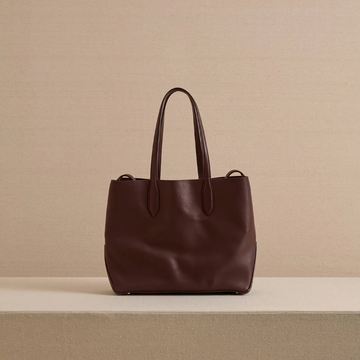 Minimalistische Leder‑Einkaufstasche